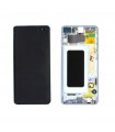 Pantalla completa con marco para Samsung Galaxy S10 Plus G975F azul original