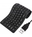 Teclado Flexible USB  Negro