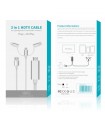 3-IN-1 HDMI CABLE - LIGHTNING, TYPE-C, MICROUSB 1800mm...