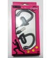 Auriculares Sport stereo 1.2m NEGRO