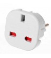 ENCHUFE UNIVERSAL ADAPTADOR EU 6A 250V BLANCO