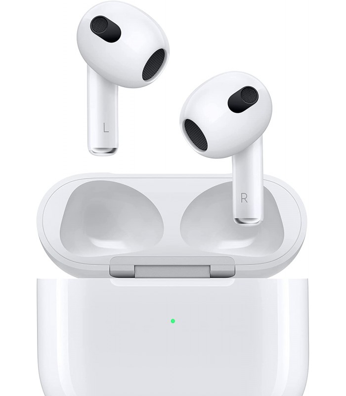 Airpods 3a Gen con estuche de  carga megasafe  Blanco